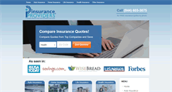 Desktop Screenshot of insuranceproviders.com